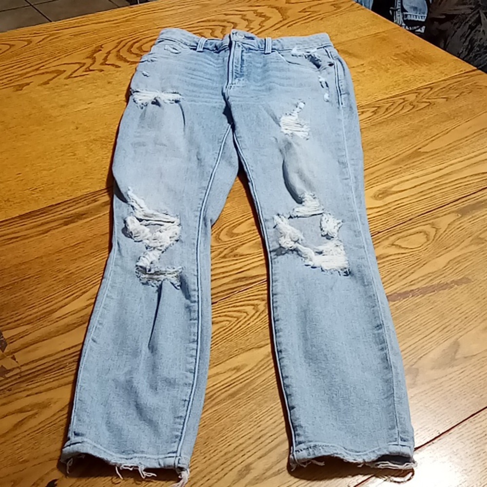 Abercrombie & Fitch Womens JEANS 25 DENIM Pants Used HIGH RISE Skinny ??